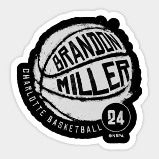 Brandon Miller Charlotte Basketball Sticker